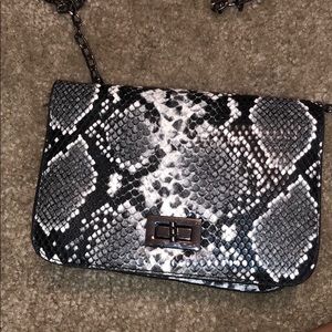Snakeskin cross body